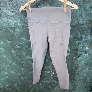 Athleta Ribbed Salutation Pocket 7/8 Tight Leggings